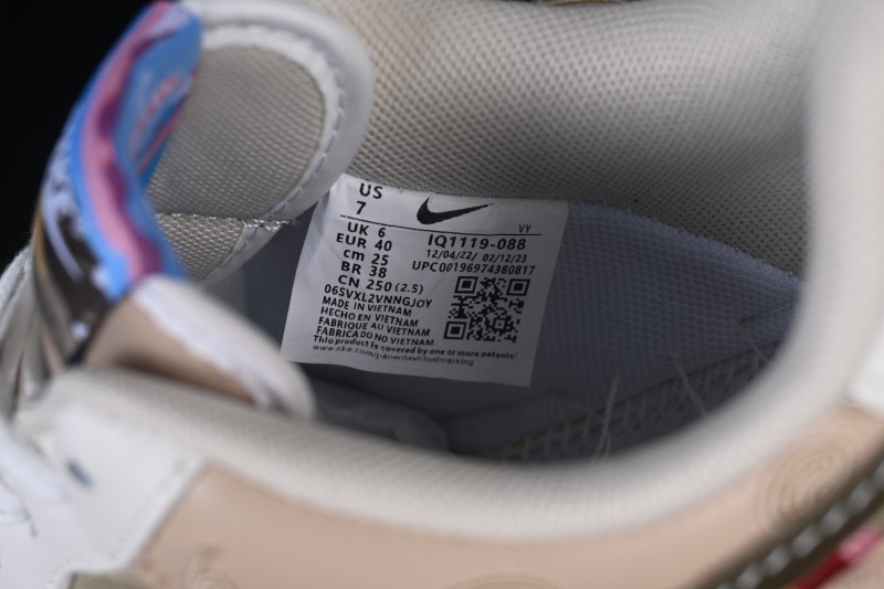 Nike Air Force 1 '07 Low Casual Skateboarding Shoes with Classic White and Green Colorway - IQ1119-088