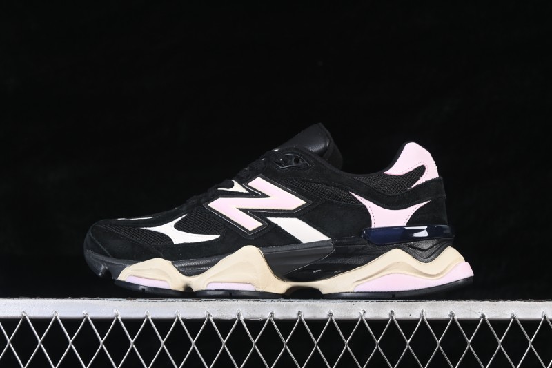 New Balance Retro Running Shoes with ABZORB Cushion and Suede Mesh Upper - U9060JBR