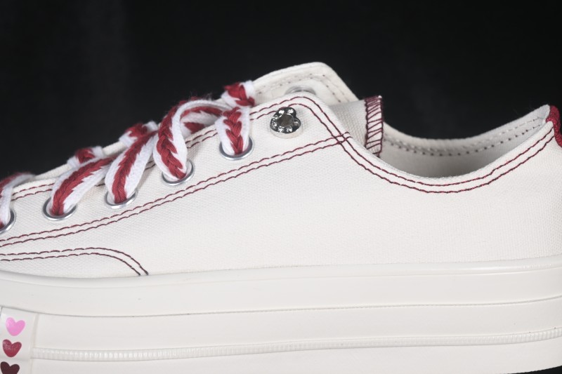 Converse Chuck 70s Valentine's Day Limited Edition Low-Top Canvas Sneakers - A24222C