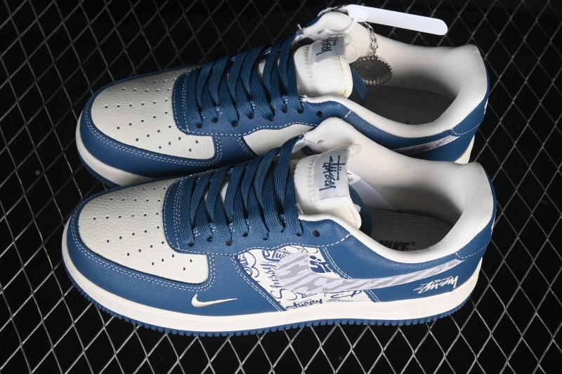 Nike Air Force 1 '07 Low Collaboration Skateboarding Shoes with Full-Length Air Cushion - XL1979-132