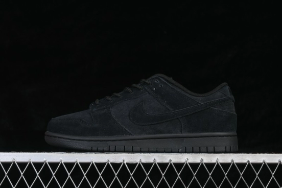 Nike SB Dunk Low Suede Black Low-Top Skateboarding Shoes - IB6651-001