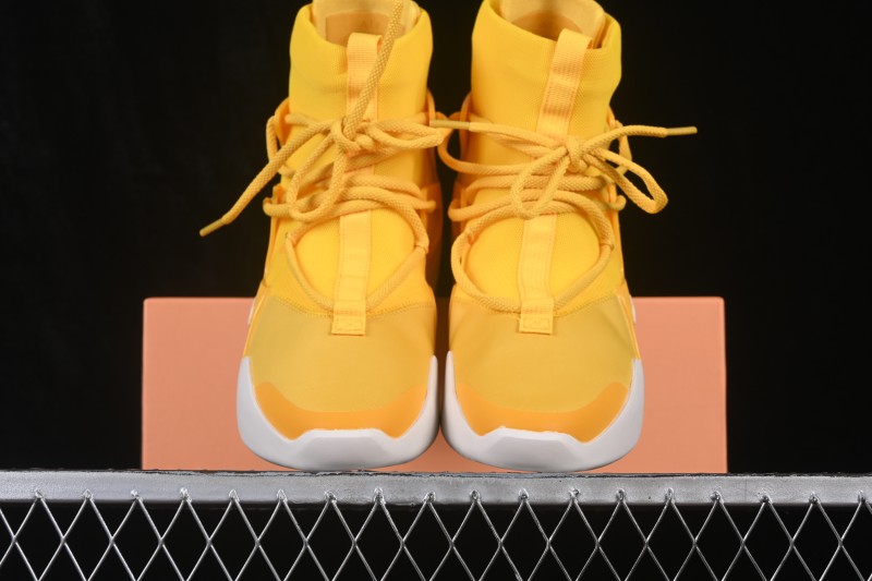 Nike Air Fear of God 1 String High-Top Basketball Sneakers with Double Zoom Air Cushioning - AR4237-700