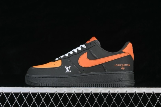 Nike Air Force 1 '07 Low Chinese New Year Edition Carbon Ash and Sunset Orange Casual Sneakers - XY9025-004