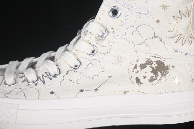 Converse All Star High-Top Casual Canvas Shoes with Star Constellation Print - A23869C