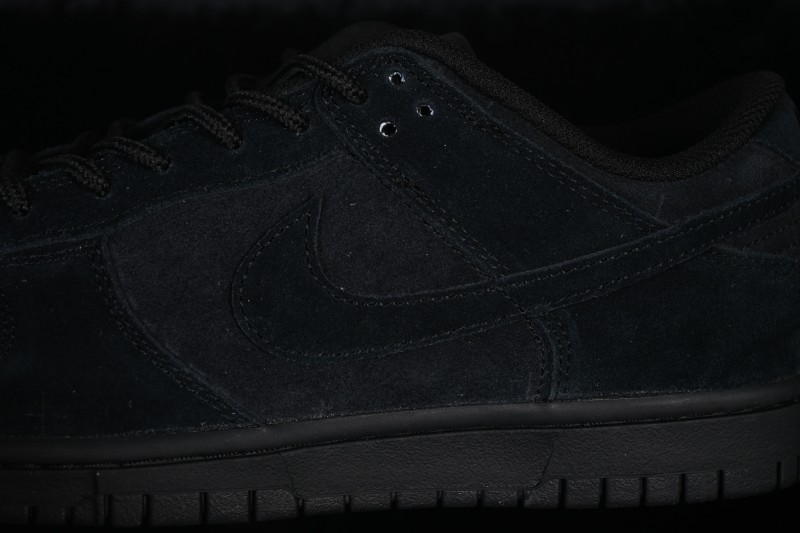Nike SB Dunk Low Suede Black Low-Top Skateboarding Shoes - IB6651-001