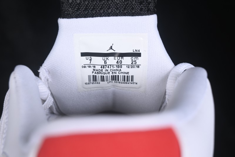 Air Jordan 14 Retro 'White Red' Premium Basketball Shoes - 487471-100