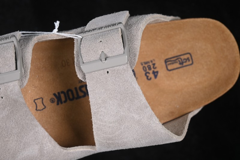 Birkenstock Shearling-Lined Slide Sandals with Cork-Latex Footbed - 1009527