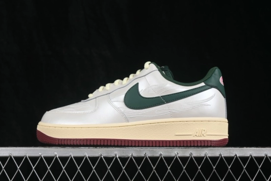 Nike Air Force 1 '07 Low Casual Skateboarding Shoes with Full-Length Air Cushion - IR5896-030