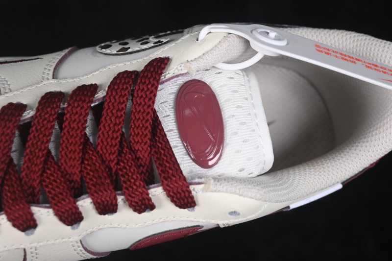 Nike Air Force 1 '07 Low Wild Berry Leopard Shadow Hand-Painted Casual Sneakers - FB1839-521