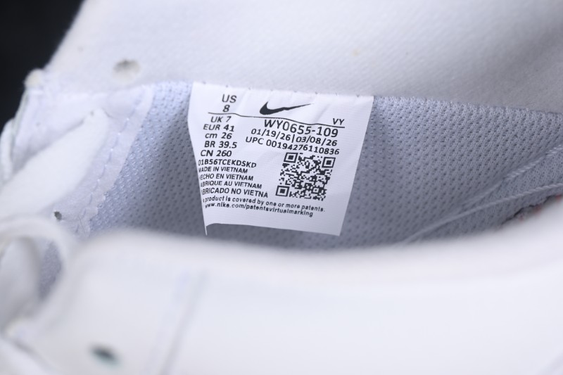 Nike Air Force 1 '07 Low Basketball Shoes with Full-Length Air Cushion - WY0655-109