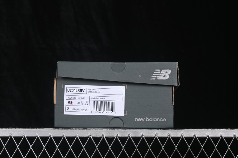 New Balance 204 Series Retro Casual Running Shoes with Breathable Mesh Upper - U204L80V