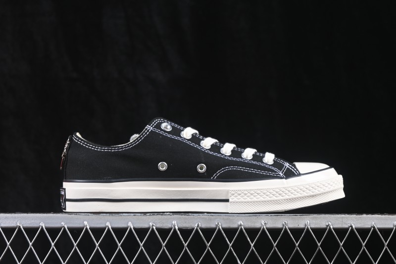 Converse Chuck 70s Chrome Hearts Collaboration Low Top Canvas Shoes - 162058C