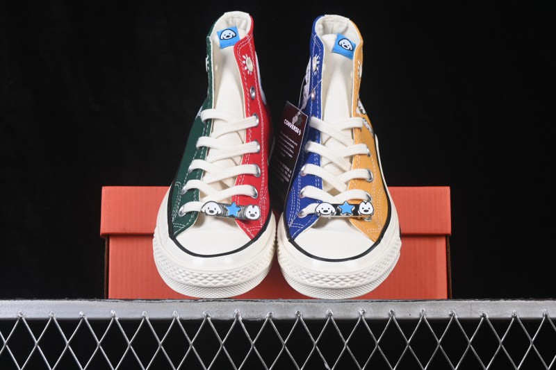 Converse Matsui x Chuck 70 Simple Fresh Lace-Up Round Toe High-Top Canvas Shoes - A21361C