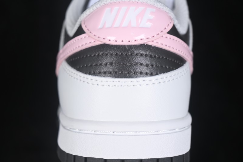 Nike SB Dunk Low White Black Pink Low-Top Casual Skate Shoes - IB8510-100