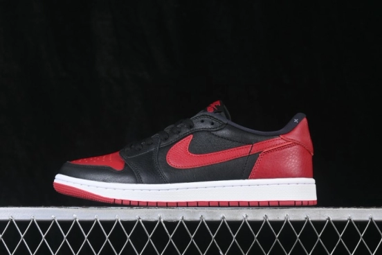 Nike Air Jordan 1 Low Banned Black Red Low Top Cultural Casual Skateboard Shoes - IW6276-001