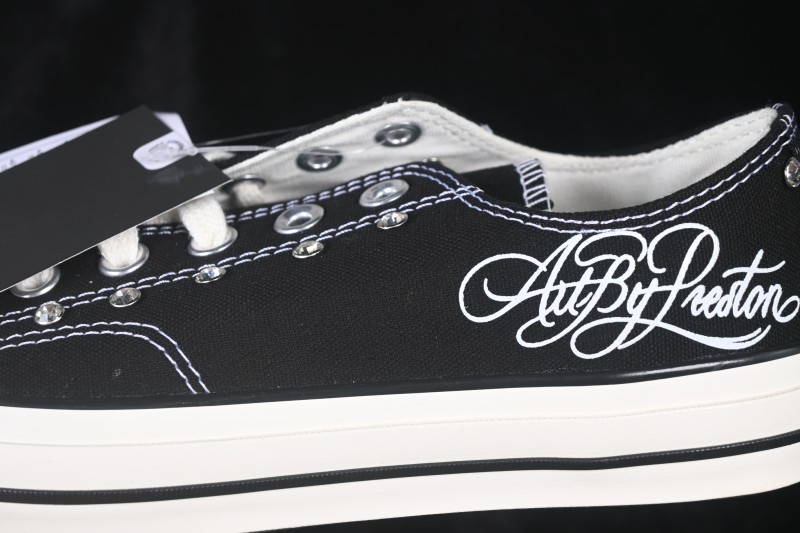 Converse ArtByPreston Chuck 70s Artist Signature Low Top Canvas Shoes - 162058C