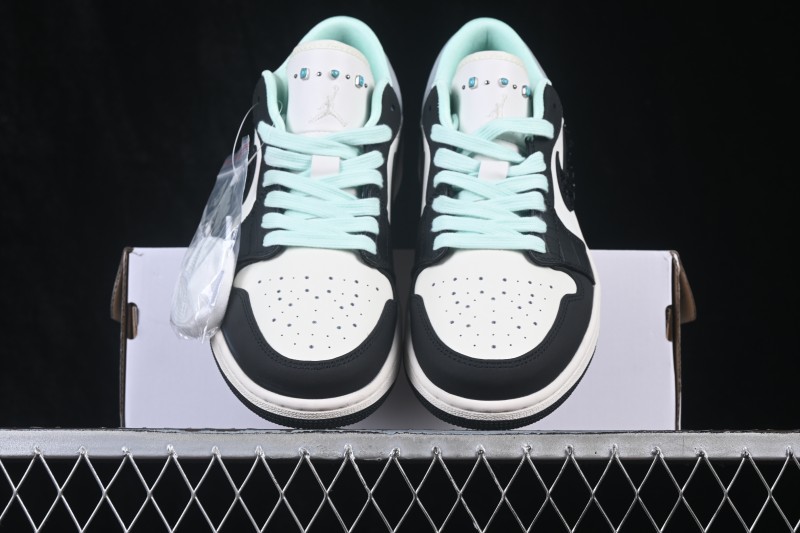 Nike Air Jordan 1 Low Method of Make Turquoise Low-Top Casual Sneakers - IX5001-101