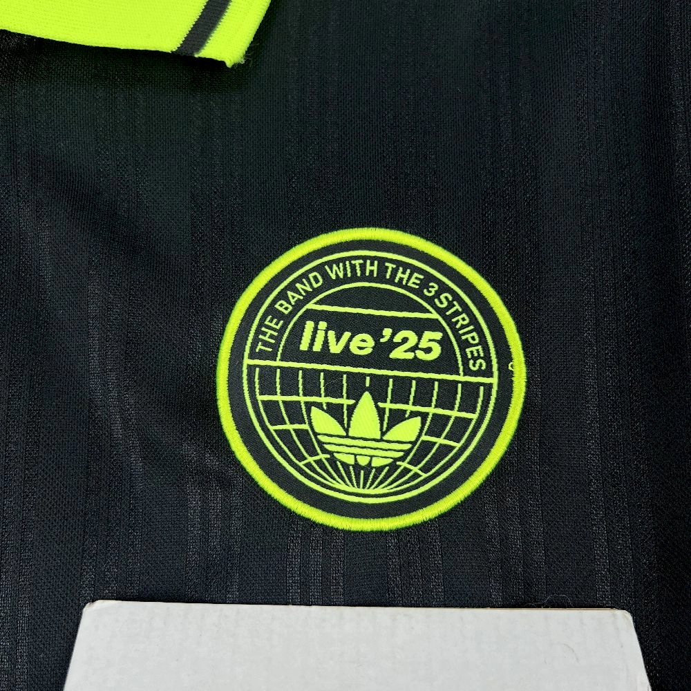 2025/26 Adidas Oasis Tour Black/Green Jersey