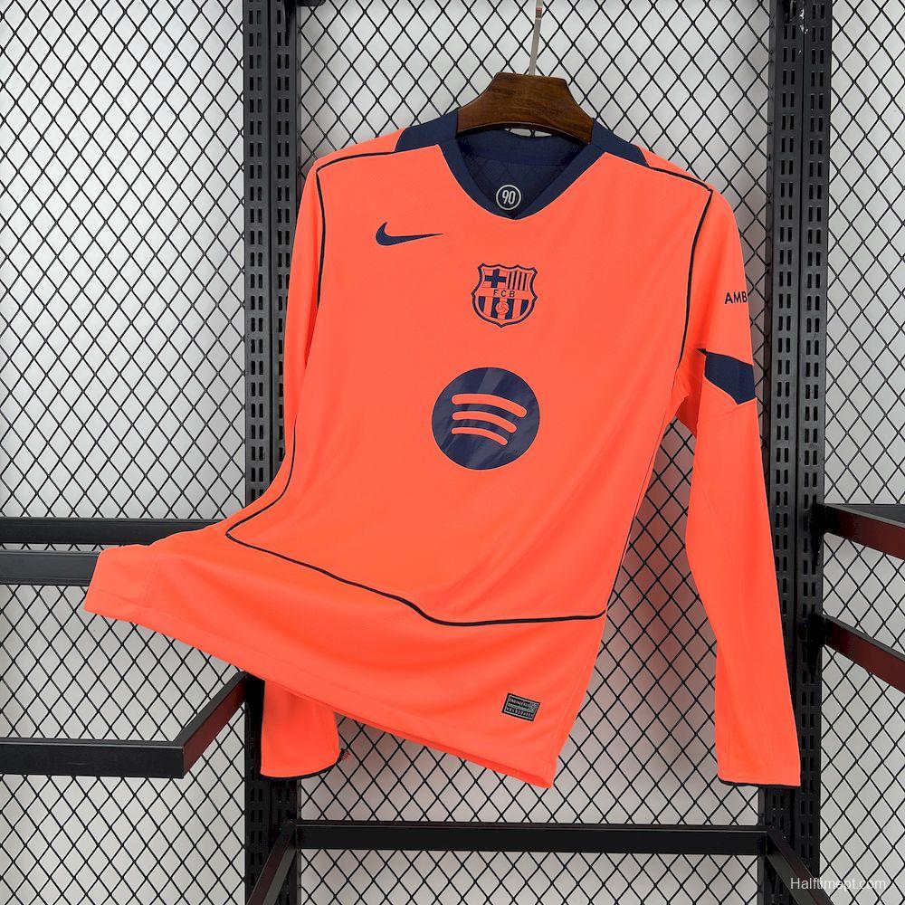 2025/26 Mens Barcelona Third Long Sleeve Jersey