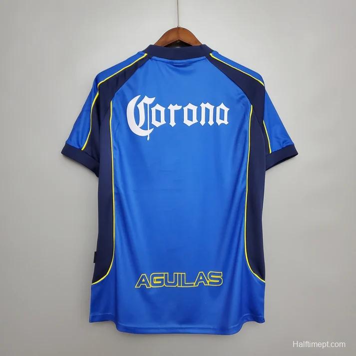 Retro 01/02 Club America Away Blue Jersey