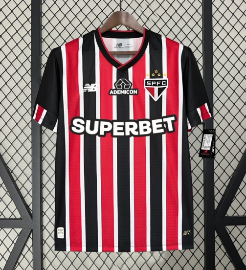 24/25 Sao Paulo Away Jersey + All Sponsors