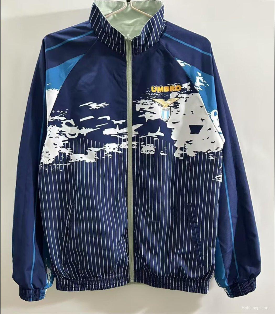 24/25 SS Lazio Navy/Grey Reversible Windbreaker