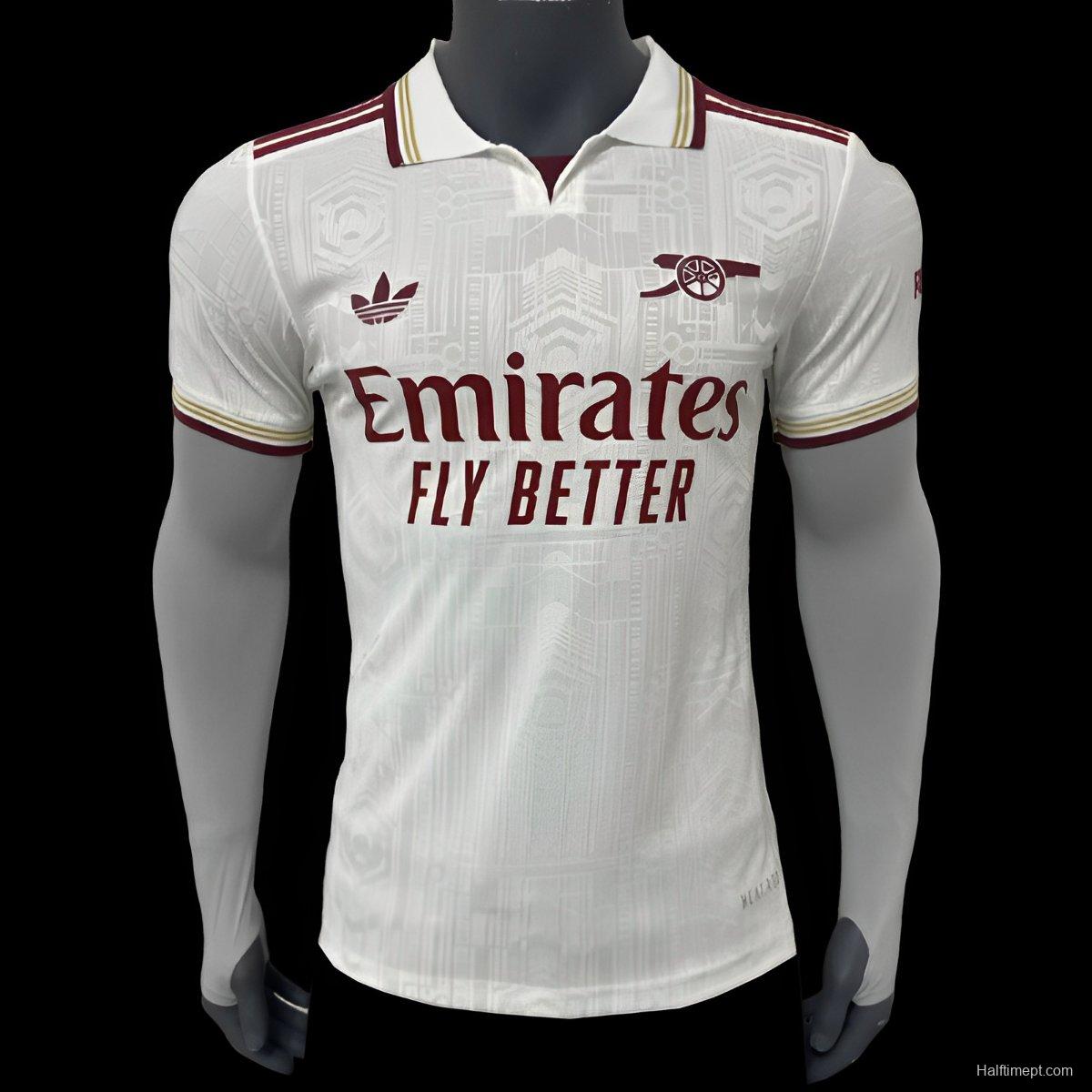 Player Version 25/26 Arsenal Away White Jersey