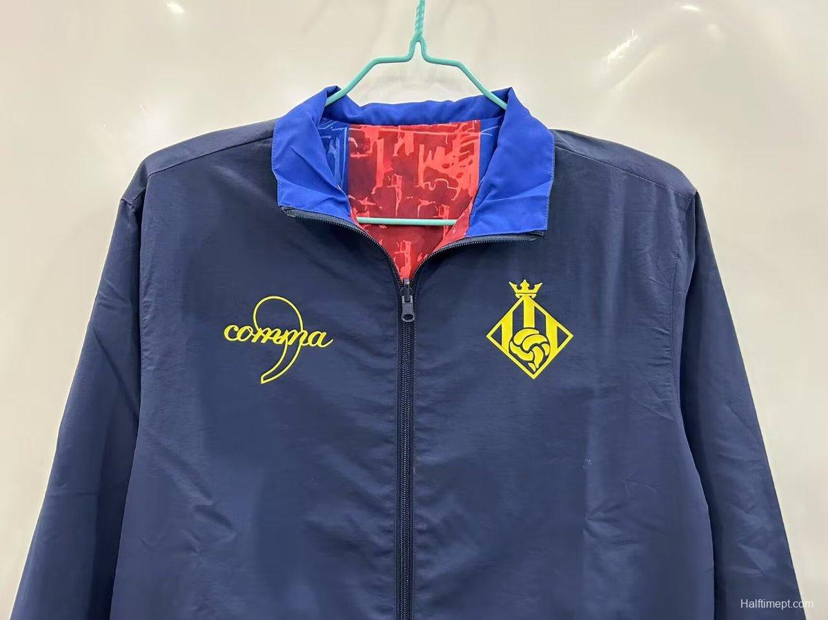 25/26 Barcelona Comma Football Reversible Windbreaker