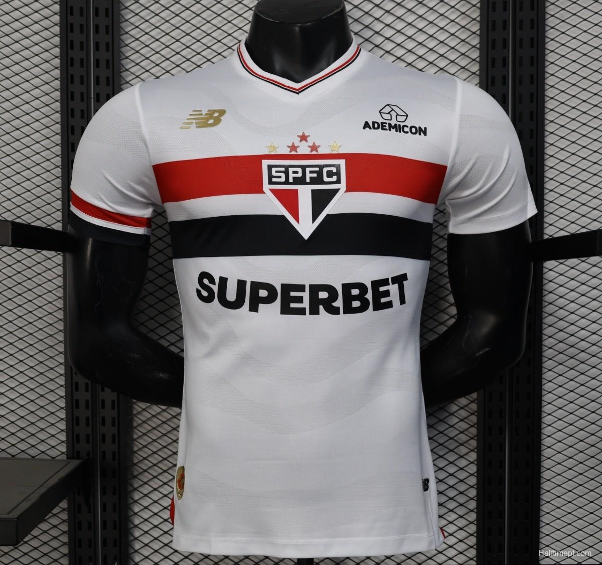 Player Version 25/26 Sao Paulo Home Jersey