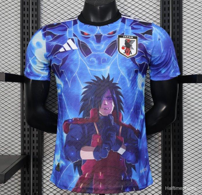 Player Version 2025 Japan Blue with Anime Character Design Jersey