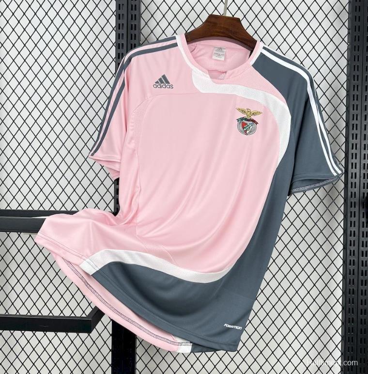 Retro 07/08 Benfica Away Pink Jersey