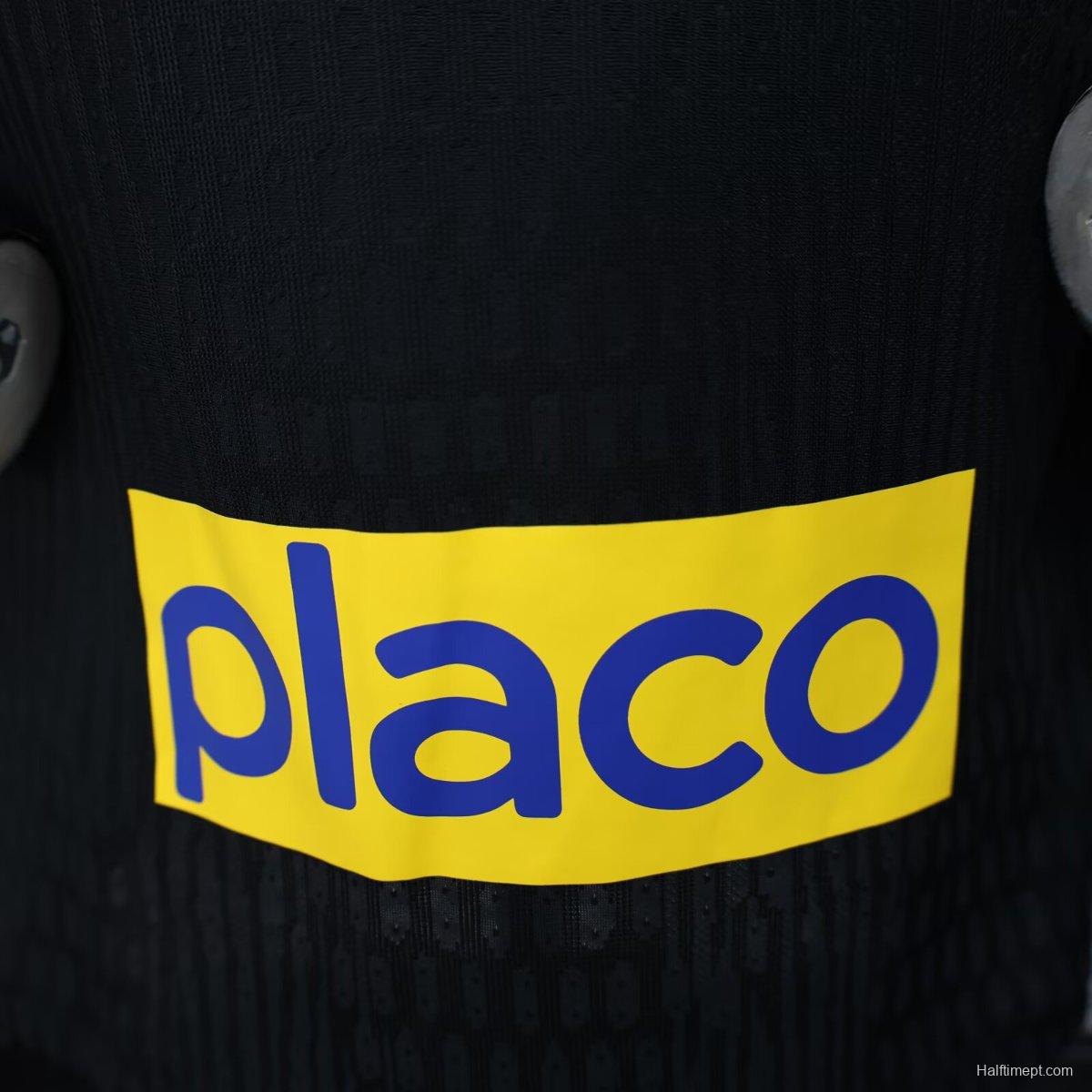 Player Version 25/26 Santos FC Black with Geometric Pattern Jersey