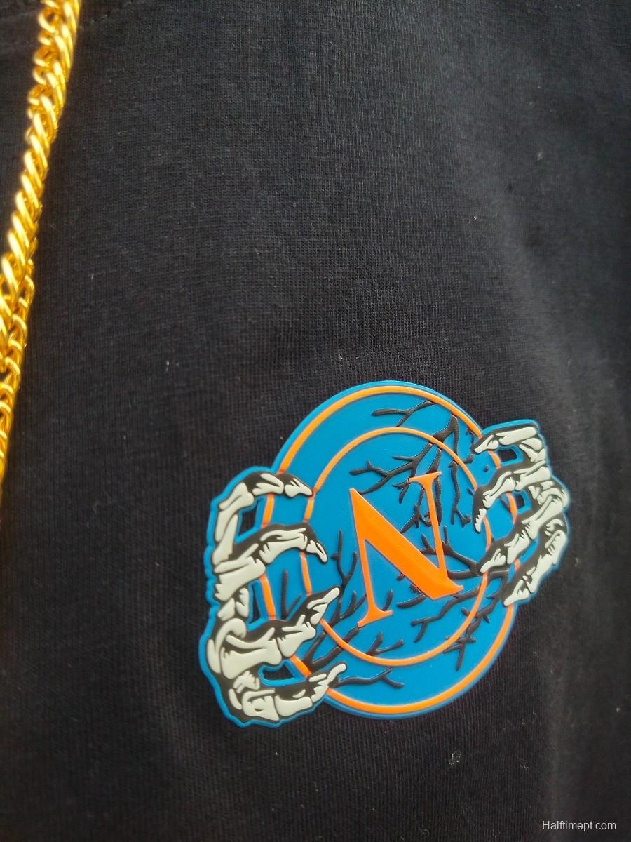 25/26 Napoli Black Halloween Hoodie Glow In Dark