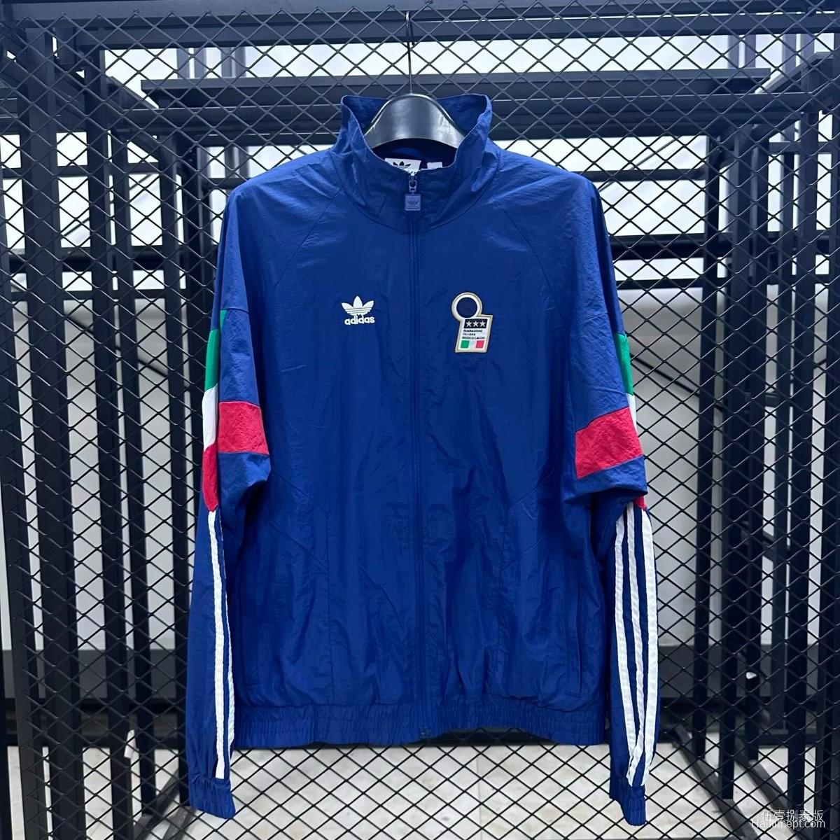 Retro 1994 Italy Home Full Zipper Windbreaker