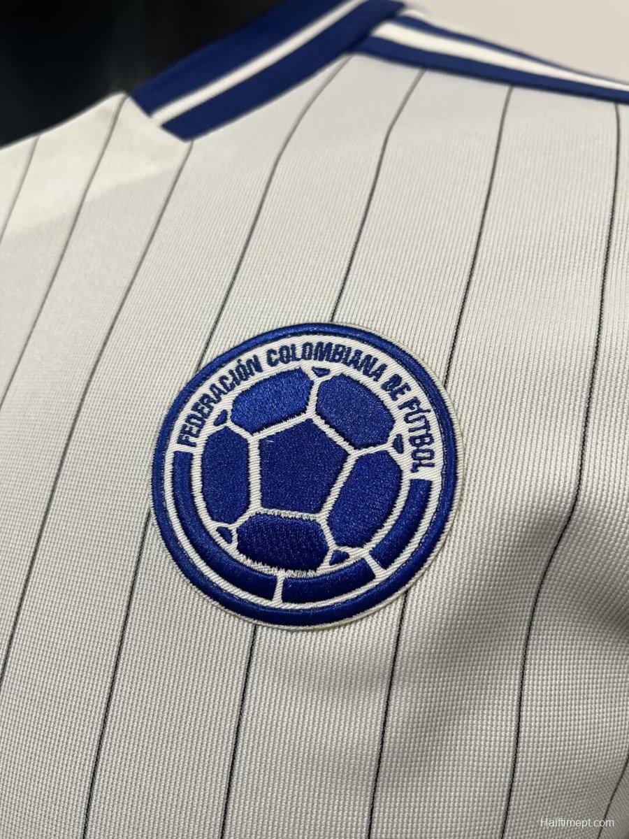 2026 Colombia Adidas Terrace Icons White Jersey