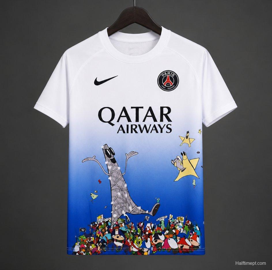 25/26 PSG/Paris Saint-Germain Champions Art by Edgar Plans Version Jersey