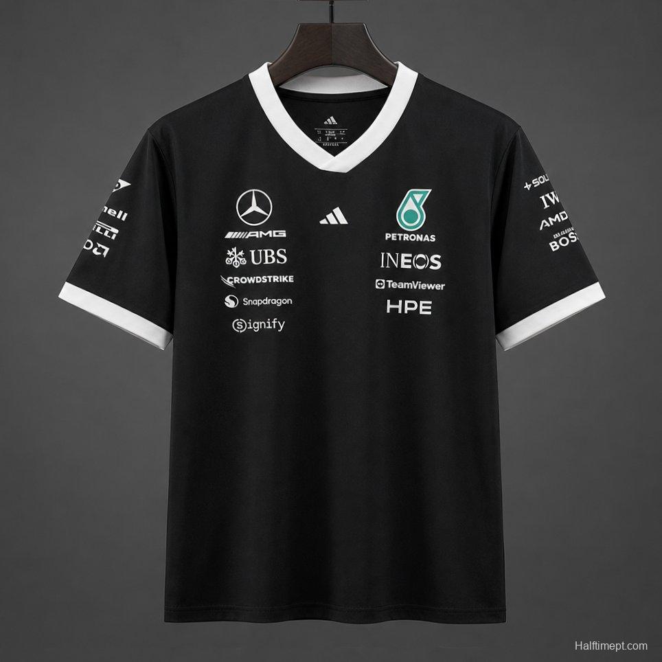 2026 F1 Mercedes-AMG Petronas F1 Team Black Training Jersey