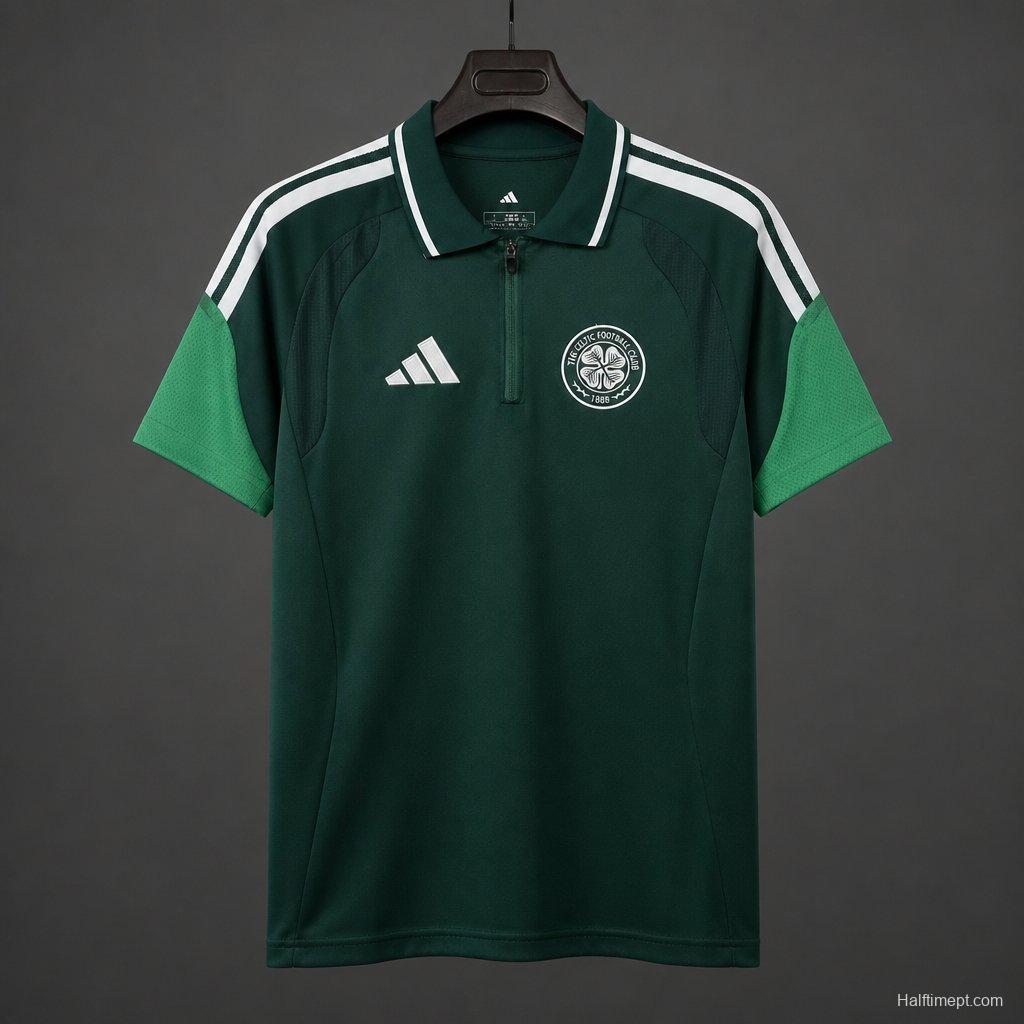26/27 Celtic Green Training Polo Jersey