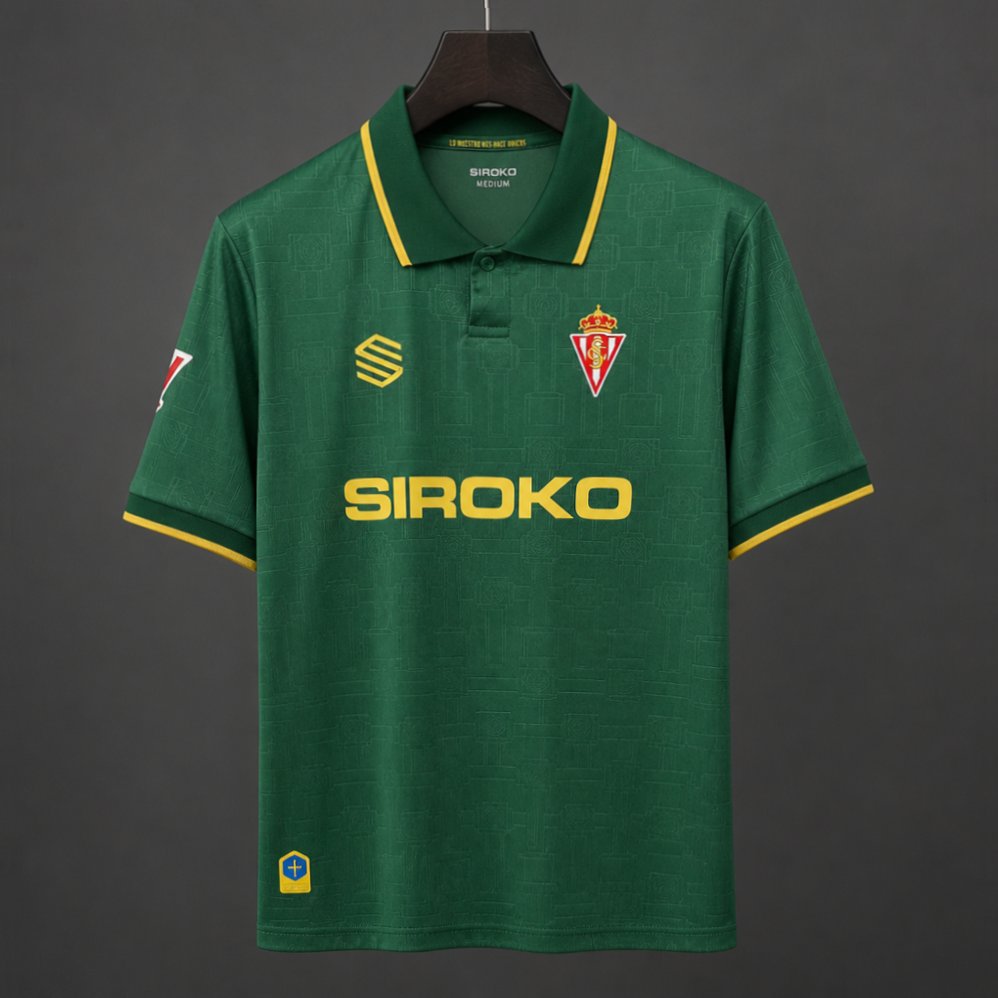 26/27 Sporting de Gijon Away Green Jersey