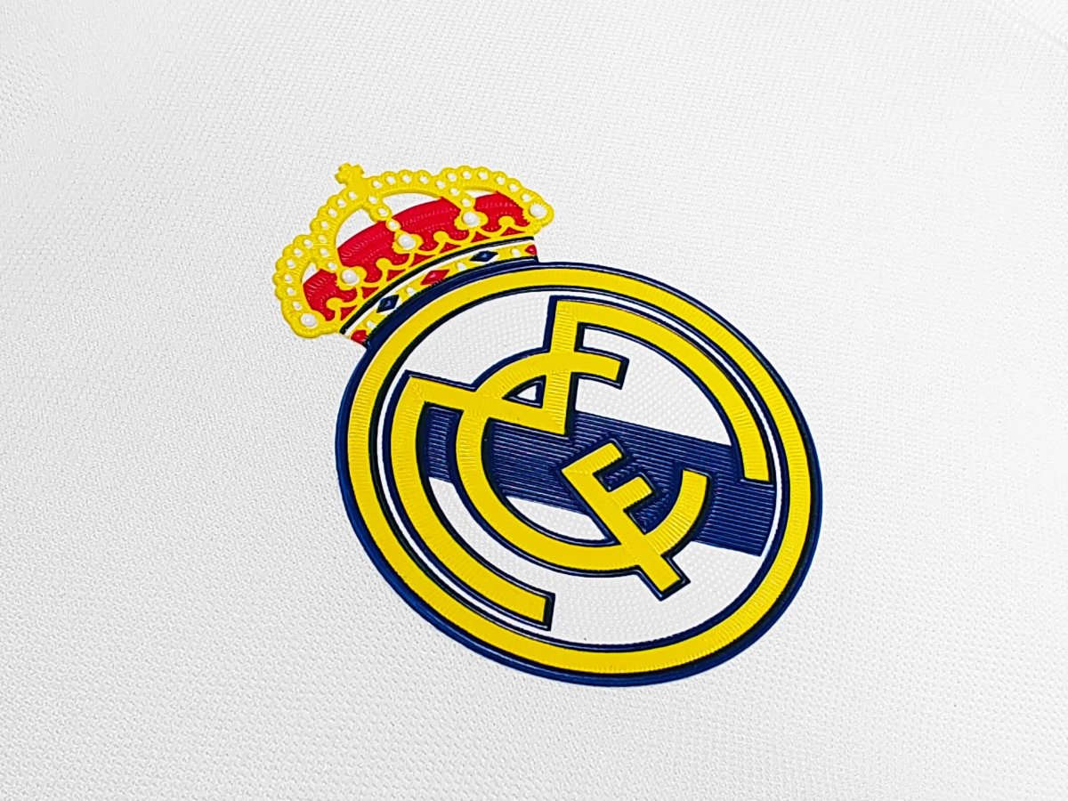 Retro 16/17 Real Madrid White with Navy Blue Stripes Home Long Sleeve Jersey