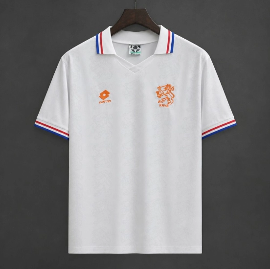 Retro 1994 Netherlands Away White Jersey