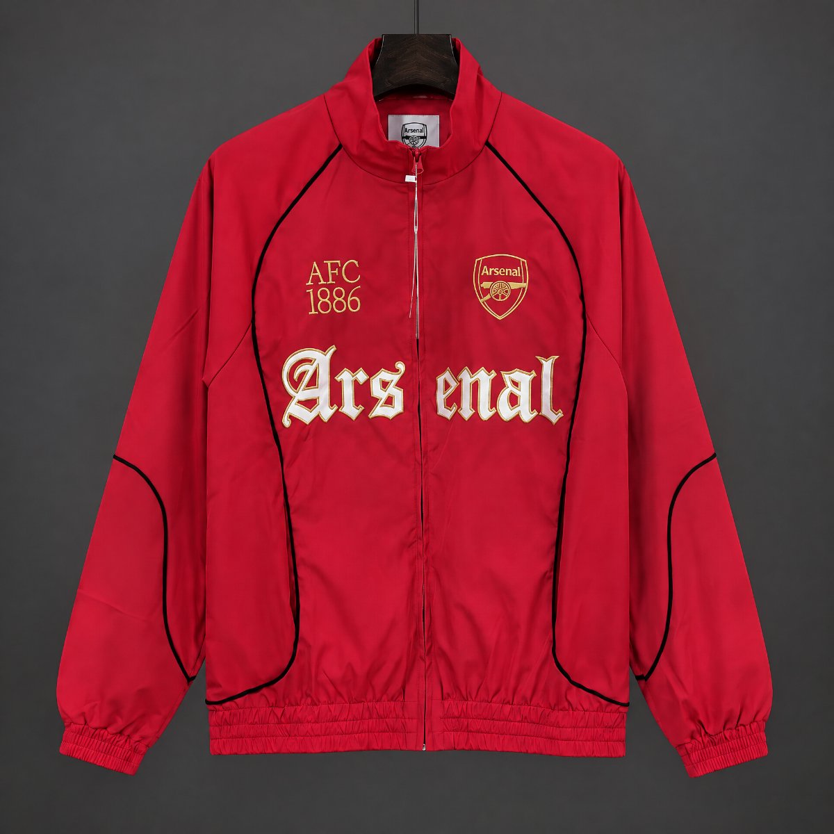 26/27 Arsenal Red Full Zipper Windbreaker