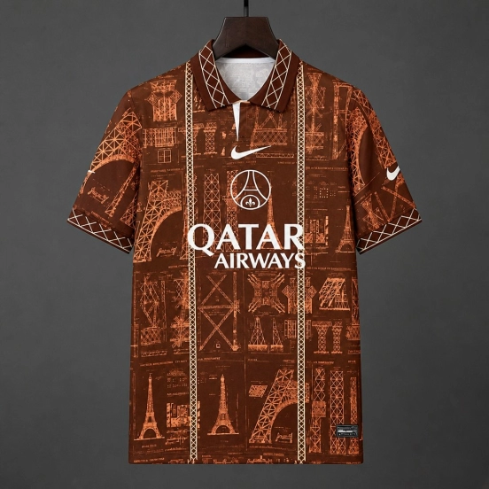 26/27 Pairs Saint-Germain Special Edition Dark Red Jersey
